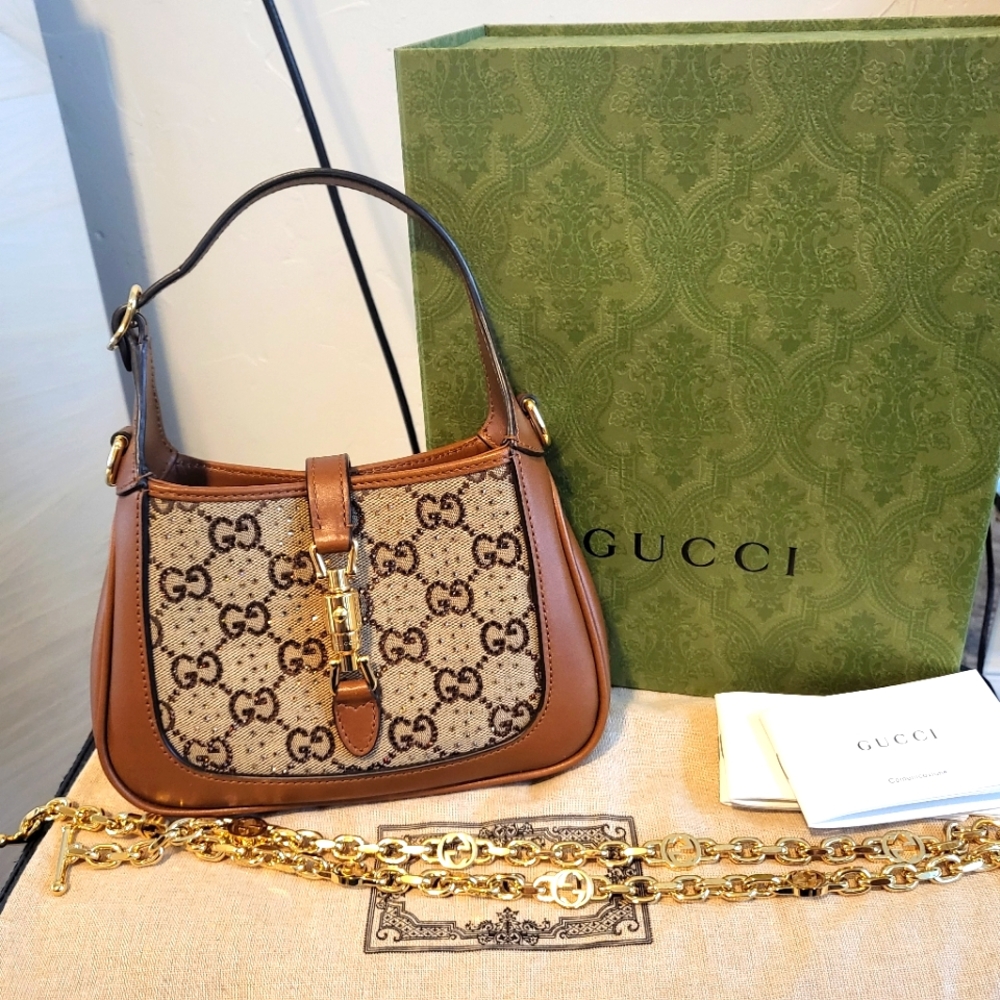 Gucci crystal mini jackie